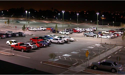 Parking lighting controls systems for energy saving